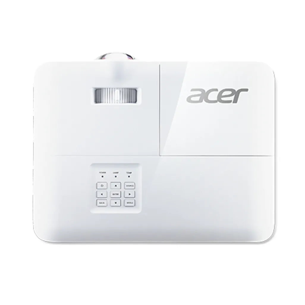 Acer S1386WHN, 3600 ANSI lumens, DLP, WXGA (1280x800), 20000:1, 16:10, 4:3,16:9