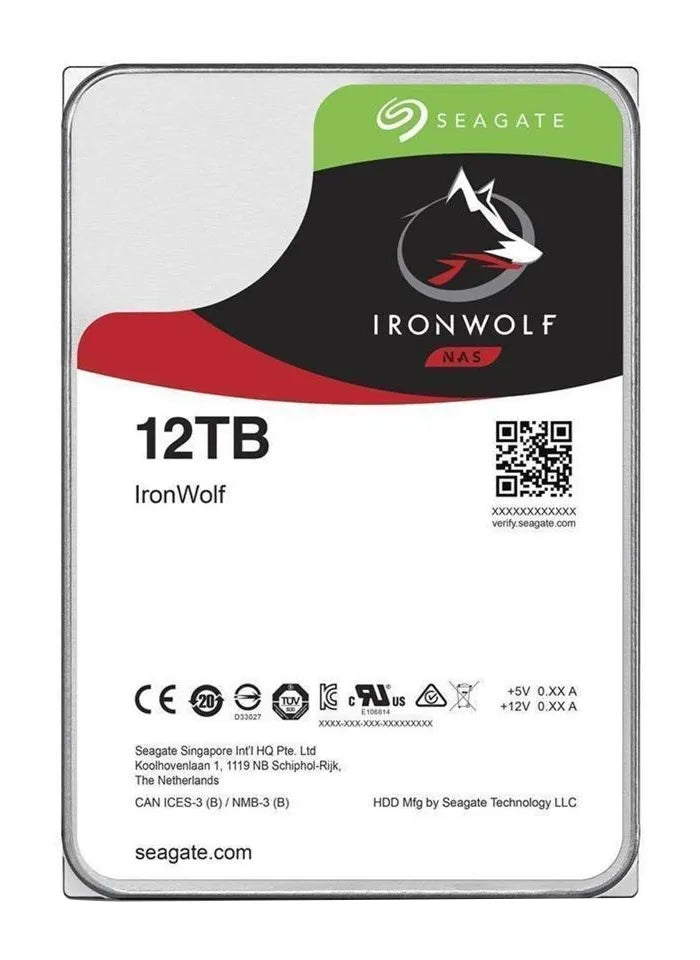 Seagate Ironwolf 12TB NAS; 3.5'' Internal; SATA 6GB/s; RPM 7200; 256MB Cache - image 2