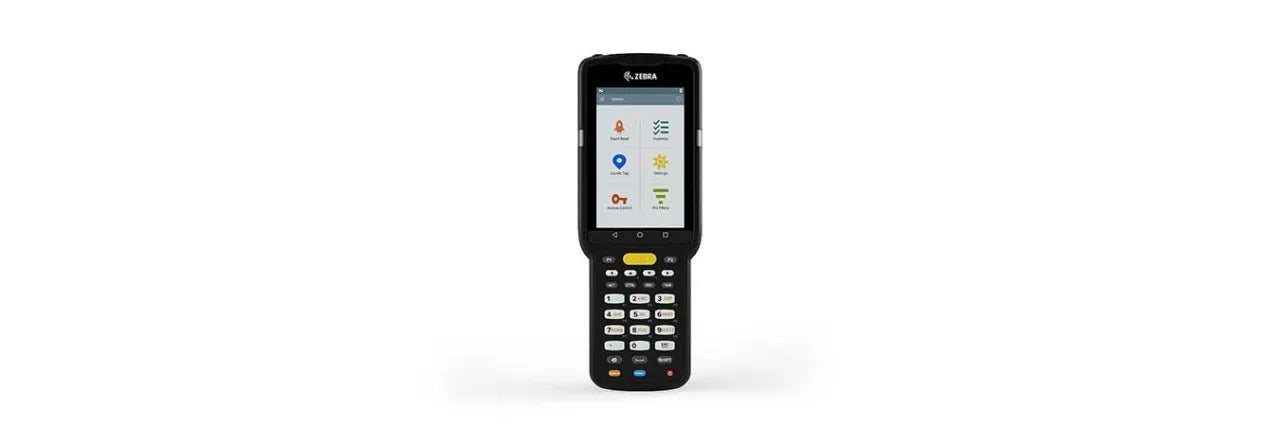 MC3330R UHF RFID GUN; CIRCULAR ANTENNA; 802.11 A/B/G/N/AC; SE4750SR 2D IMAGER W/ LED AIMER; 29 KEY; 2X BATTERY; GMS; 4GB RAM / 3 - image 7