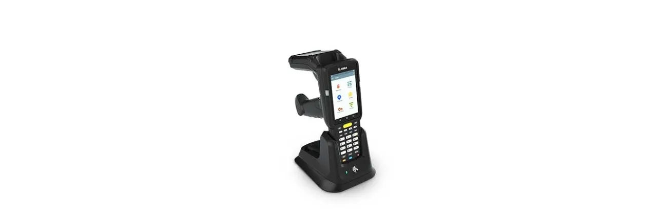 MC3330R UHF RFID GUN; CIRCULAR ANTENNA; 802.11 A/B/G/N/AC; SE4750SR 2D IMAGER W/ LED AIMER; 29 KEY; 2X BATTERY; GMS; 4GB RAM / 3 - image 10