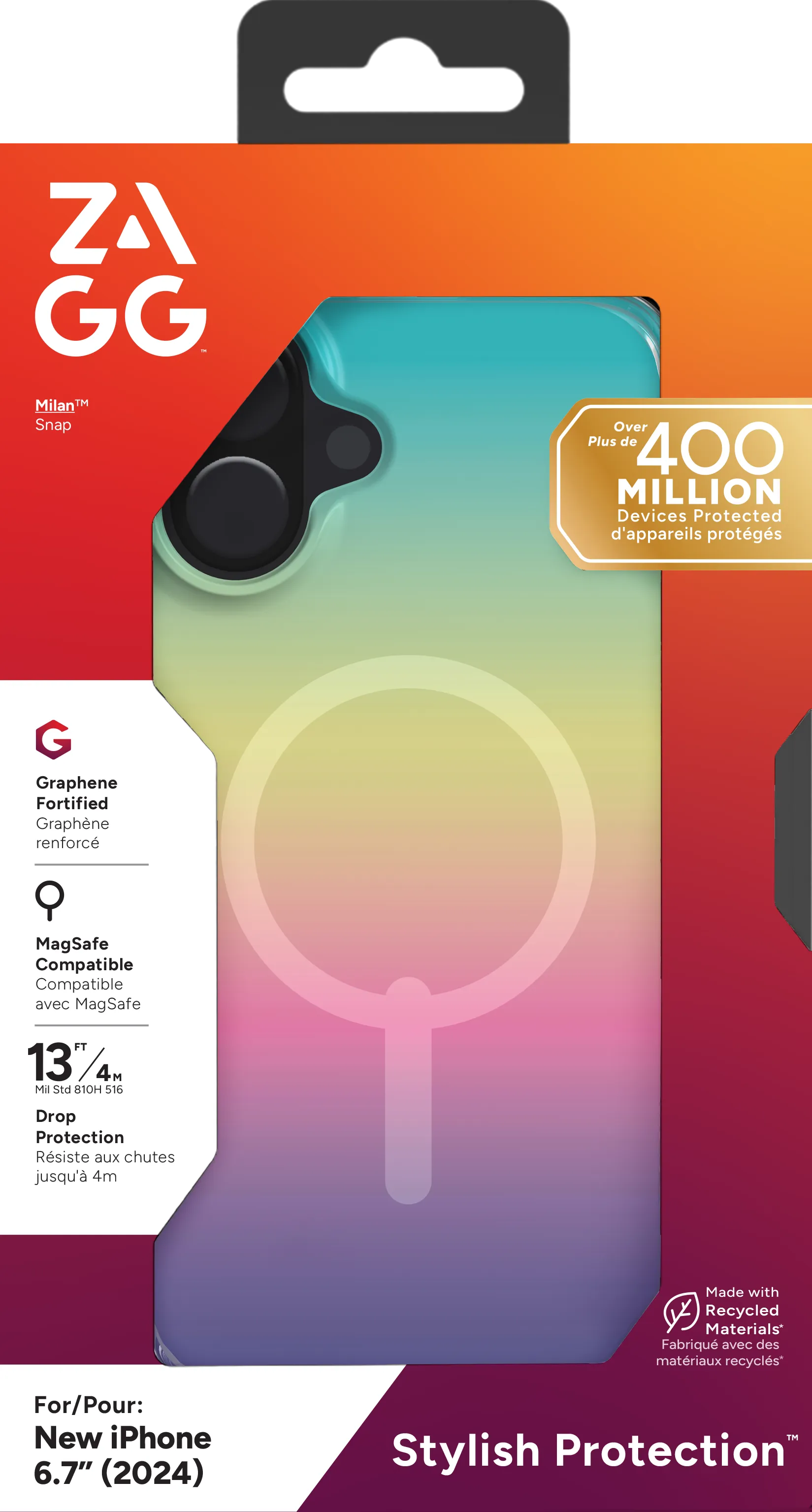 ZAGG Cases Milan Snap Apple iP16 Plus  Iridescent - image 2