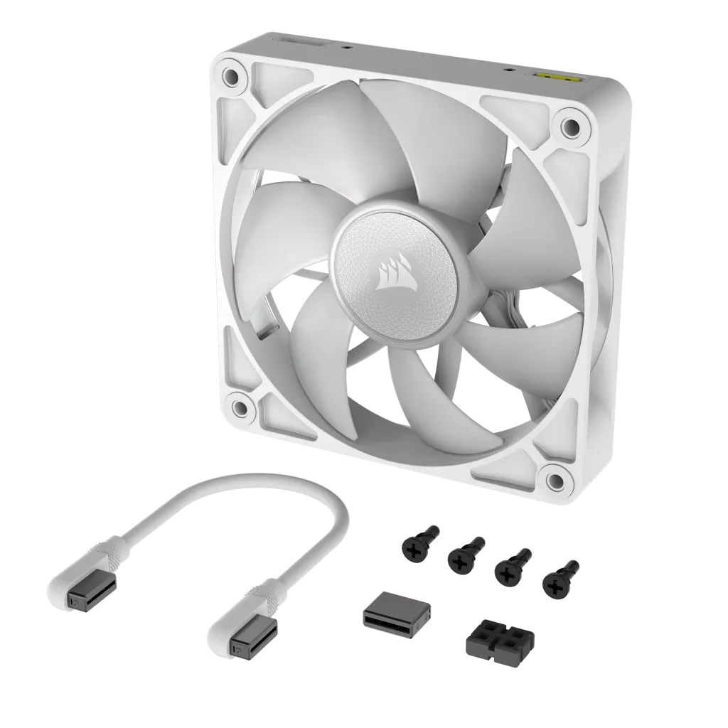 Corsair RX Series; iCUE LINK RX140; 140mm Fan; Single Pack - White. - image 4