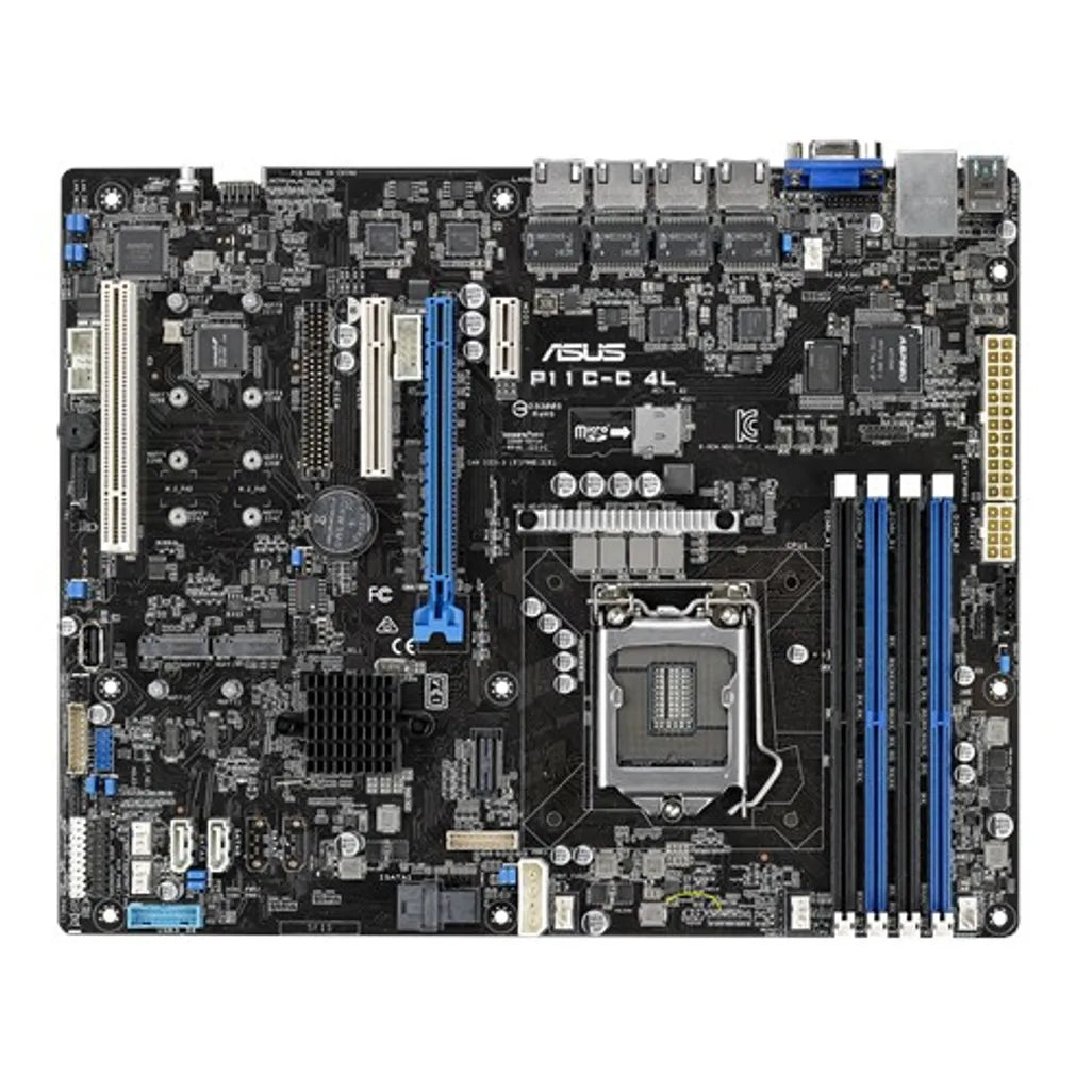 ASUS P11C-C/4L, Intel, LGA 1151 (Socket H4), Intel® Celeron®, Intel® Core™ i3, Intel® Pentium®, Intel® Xeon®, DDR4-SDRAM, DIMM, 2400,2666 MHz