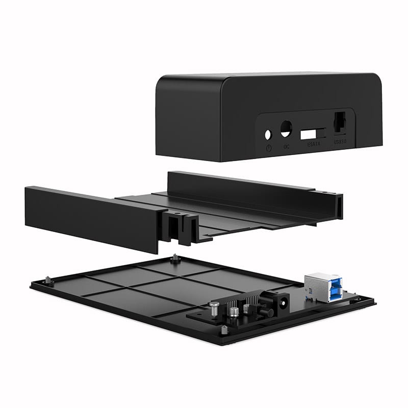 ORICO 1 Bay USB3.0 2.5″ / 3.5″ HDD|SSD Horizontal Dock – Black