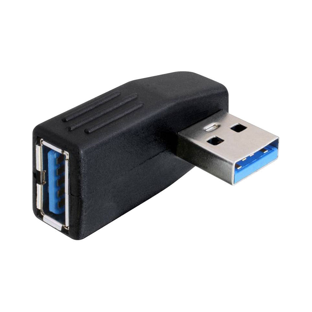 DELOCK 65341 USB3.0 5GBPS TYPE-A MALE-TO-FEMALE 90° HORIZONTAL ANGLED ADAPTER