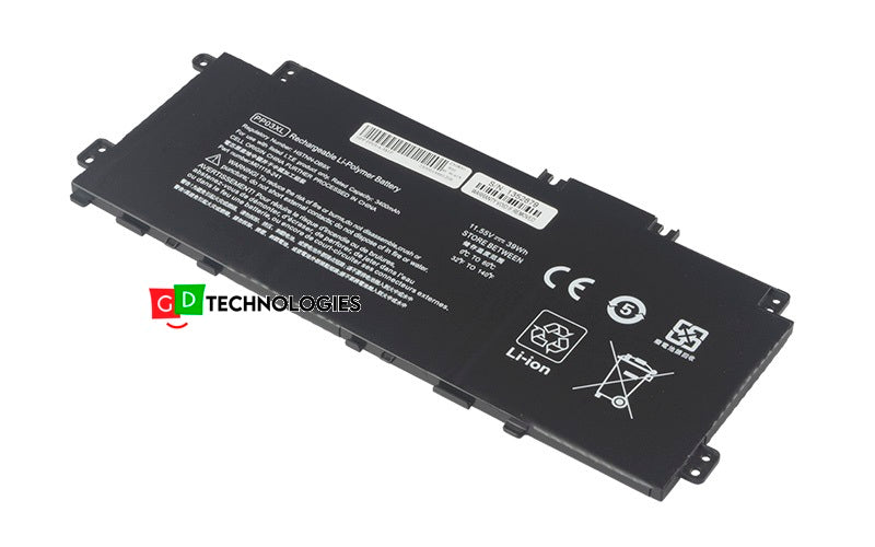 HP PP03XL 11.55V 3400MAH/39WH Replacement Battery