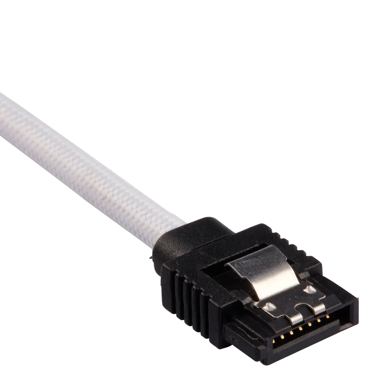 Corsair Premium Sleeved SATA Data Cable Set with Straight Connectors; White; 60cm - image 3