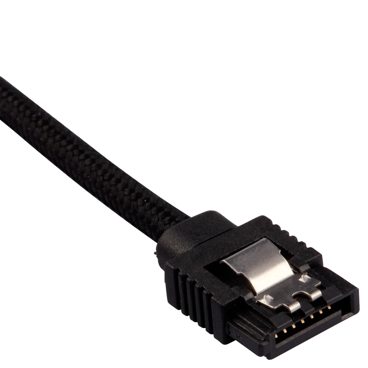 Corsair Premium Sleeved SATA Data Cable Set with Straight Connectors; Black; 30cm - image 3