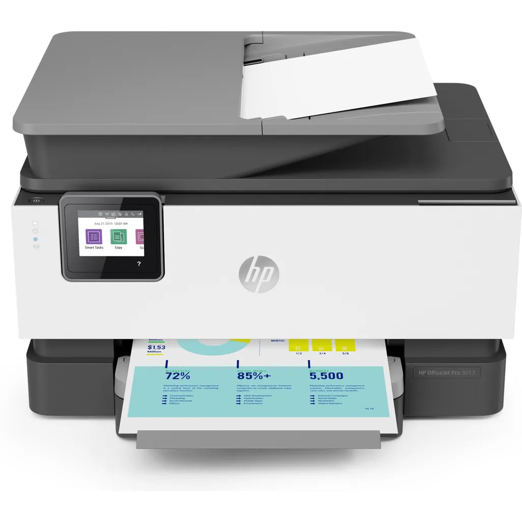 HP OfficeJet Pro 9013, Thermal Inkjet, Colour printing, 4800 x 1200 DPI, A4, Direct printing, Black,Green