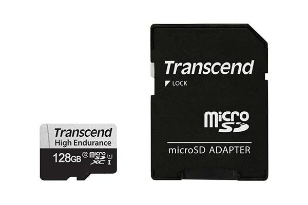 TRANSCEND 350V 128GB HIGH ENDURANCE MICRO SD UHS-I  U1 CLASS10 - READ 100 MB/S - WRITE 45MB/S -  WITH SD ADPTOR - image 4