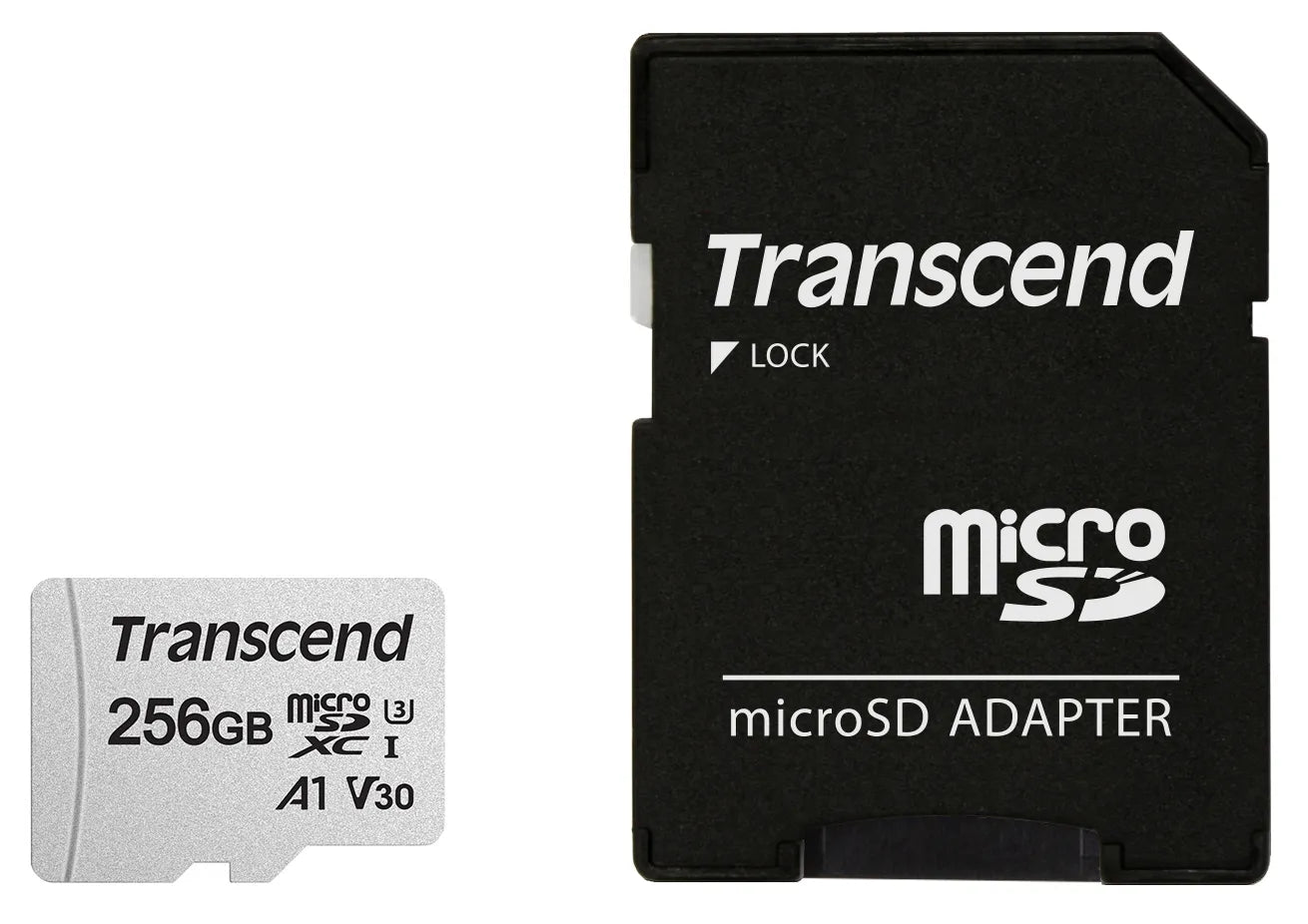 TRANSCEND 256GB MICRO SDXC C 10 UHS-I U1/U3 V30 A1 WITH SD ADAPTOR - image 4