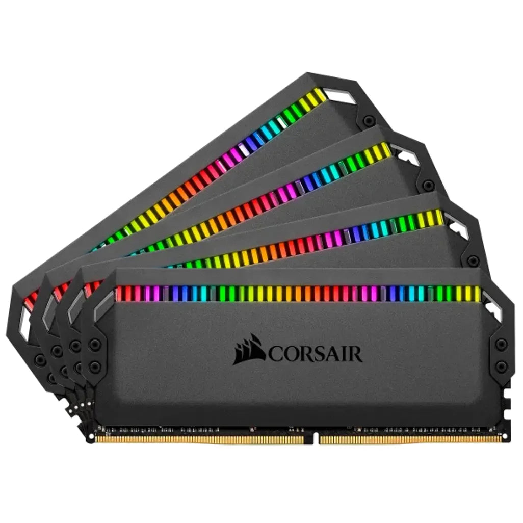 Corsair Dominator Platinum RGB, 32 GB, 4 x 8 GB, DDR4, 3200 MHz, 288-pin DIMM