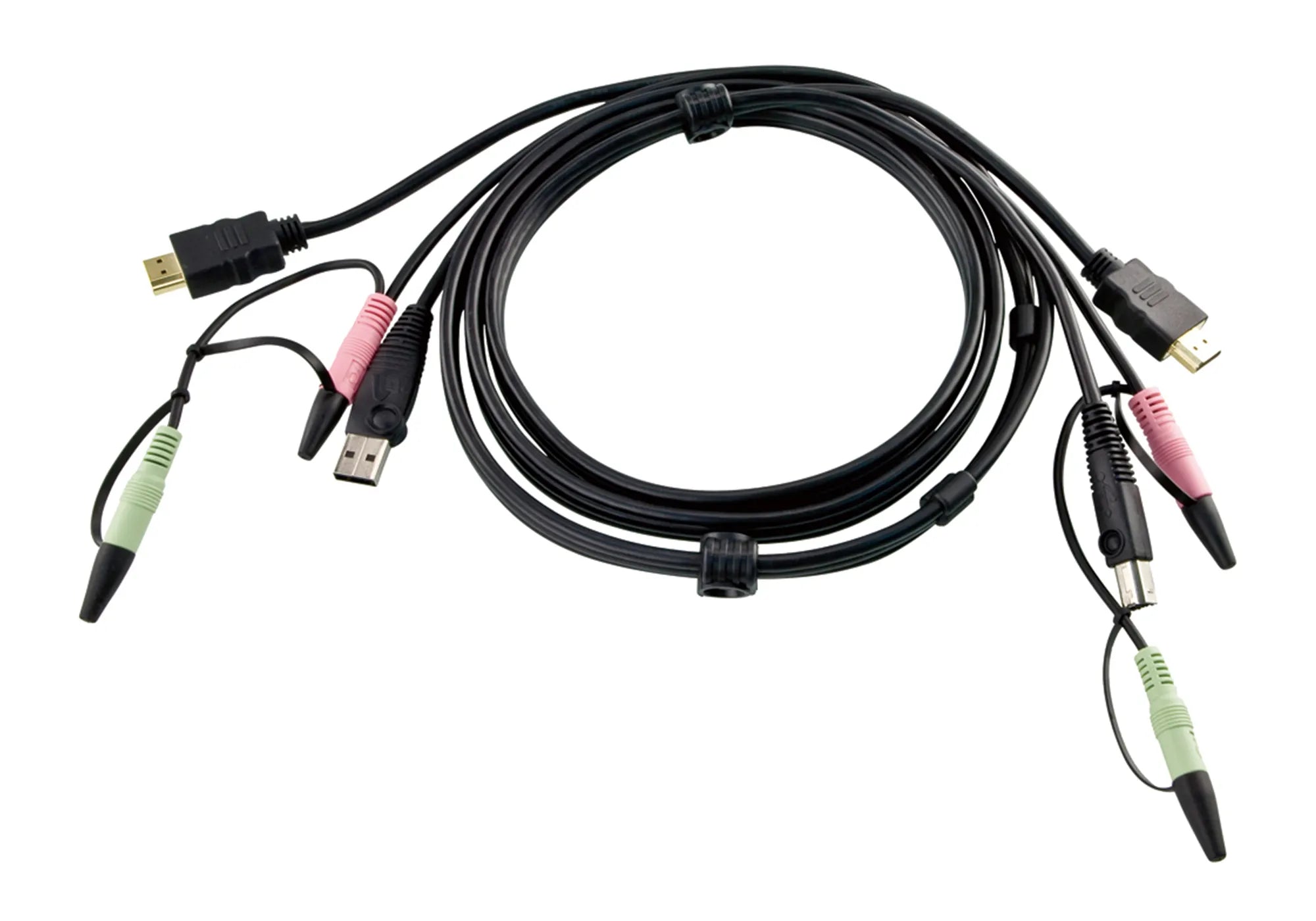 ATEN 1.8M USB HDMI KVM Cable with Audio - image 2