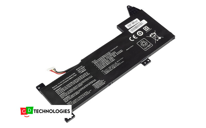 Battery for ASUS VivoBook F570ZD K570UD R570ZD X570UD B31N1723 (11.4V 47Wh 3-Cell Li-Poly)
