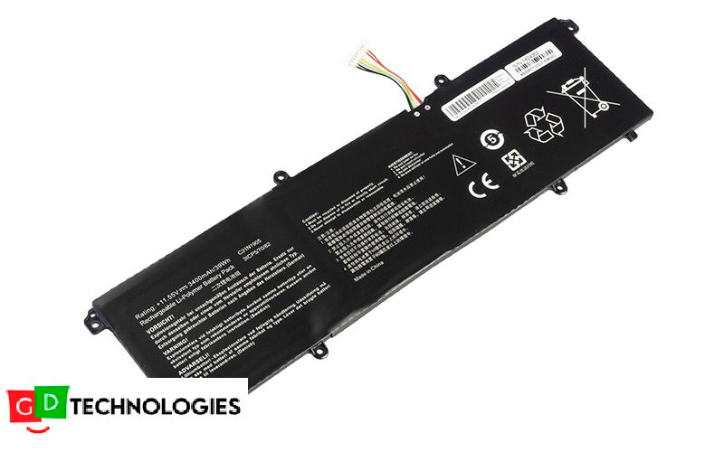 ASUS S4600F VivoBook Pro 14 OLED M3400QA S15 S533F C31N1905 (11.55V 39Wh 3-Cell Li-Poly) Replacement Battery