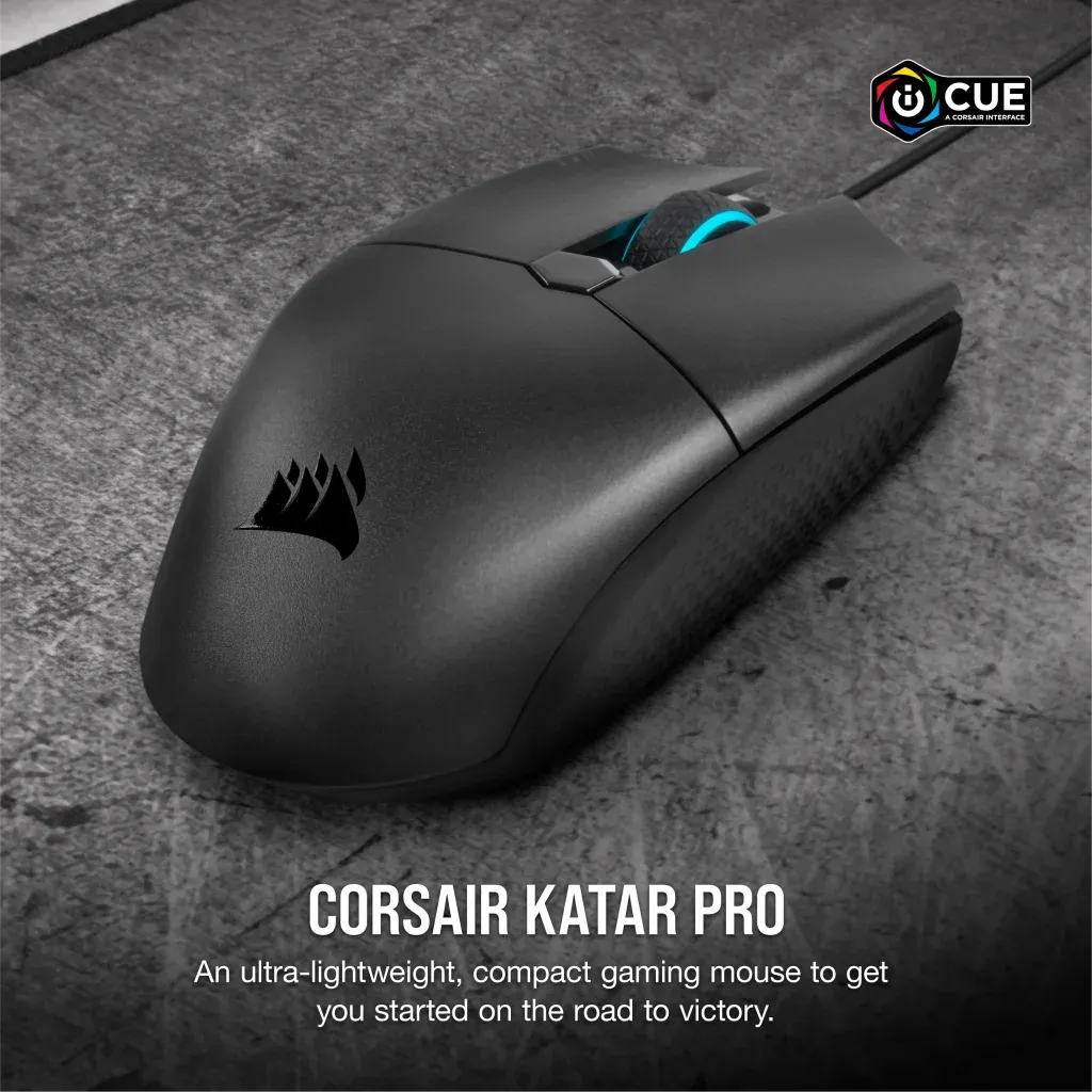 Corsair KATAR PRO Ultra-Light Gaming Mouse; 12400 DPI; Black. - image 7