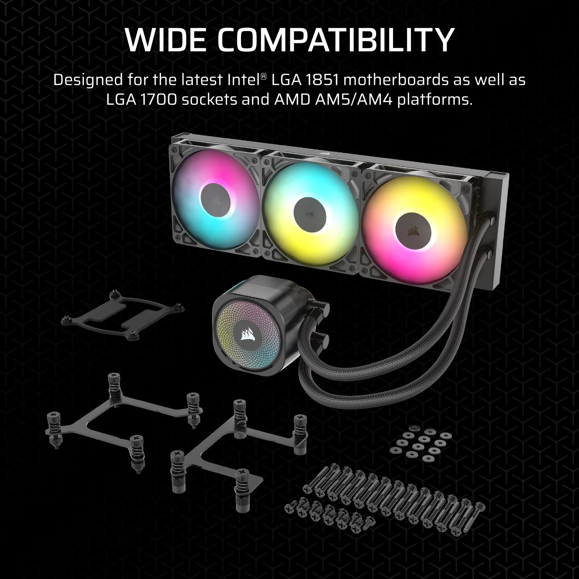 Corsair NAUTILUS 360 ARGB; 360mm Radiator; Liquid CPU Cooler; Intel® LGA 1851/1700; AMD® AM5/AM4 - image 11