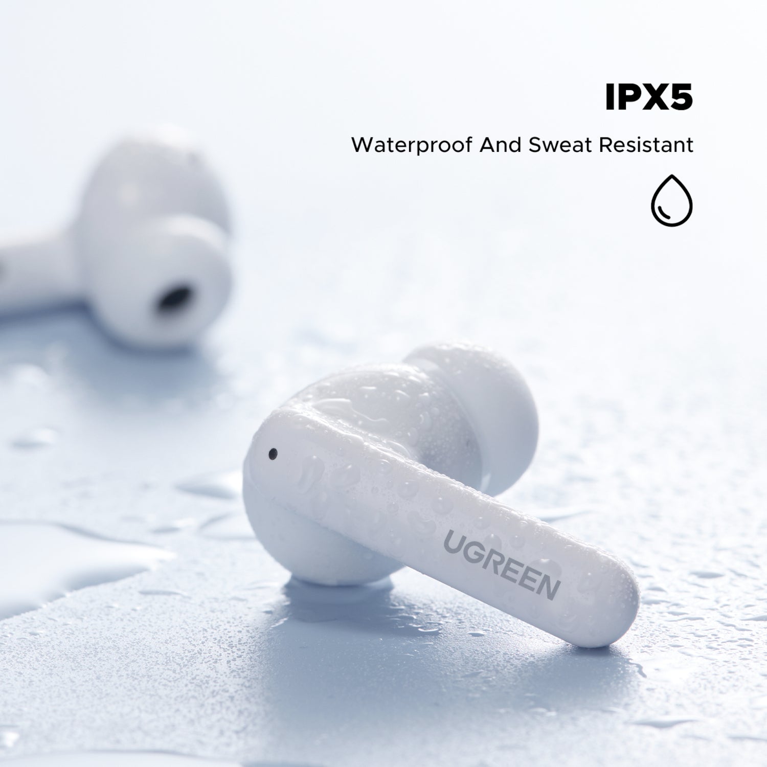 UGREEN EchoBuds Magic Wireless (In-Ear Earphones)–White – image 4