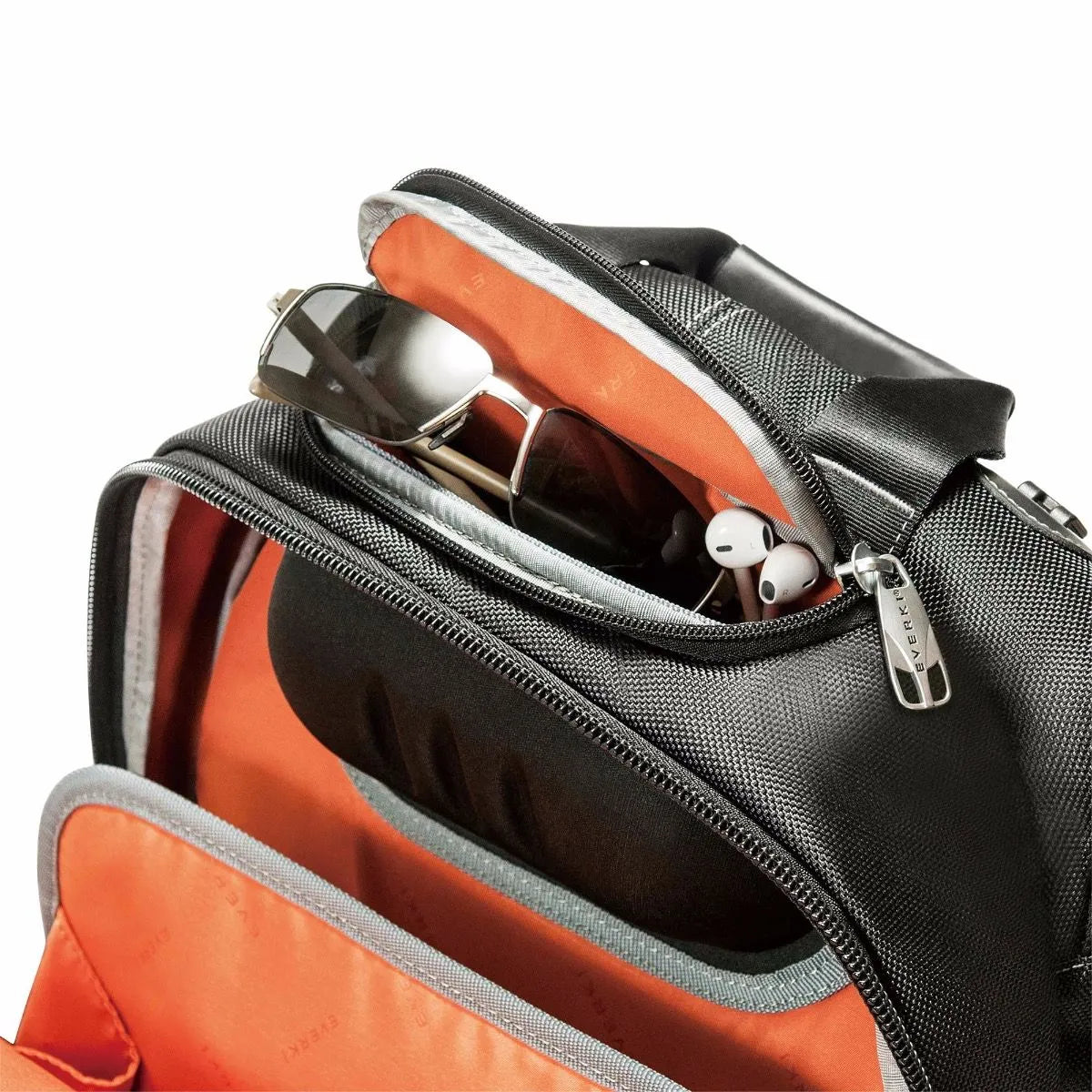 EVERKI CONCEPT BACKPACK | Fits up to 17.3 inch laptops | Travel friendly | Opens 180° | Hard-shell quick-access sunglasses case - image 9