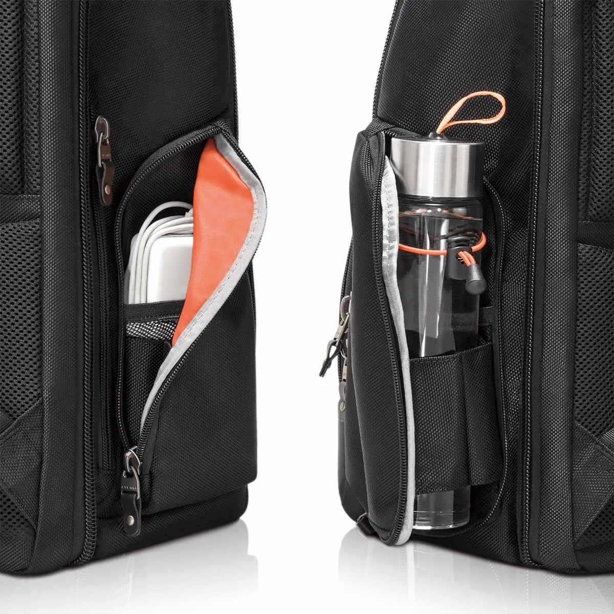 EVERKI ONYX BACKPACK | Fits up to 15.6 inch laptops | Black | Discreet RFID-safe pocket | Travel friendly | Opens 180° - image 3