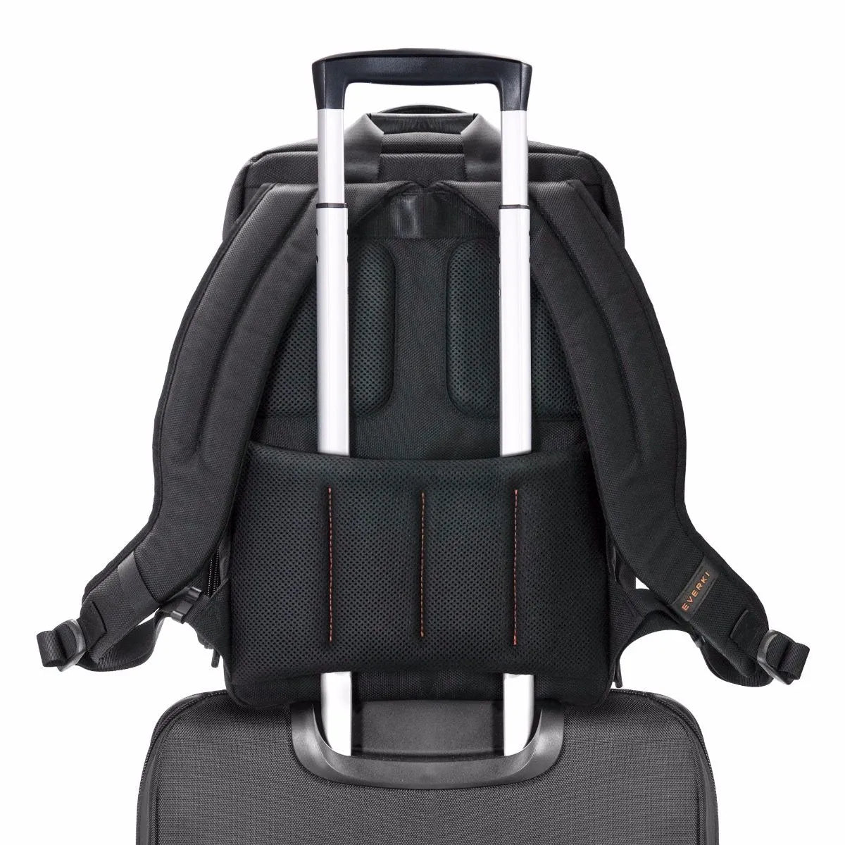 EVERKI ONYX BACKPACK | Fits up to 15.6 inch laptops | Black | Discreet RFID-safe pocket | Travel friendly | Opens 180° - image 13