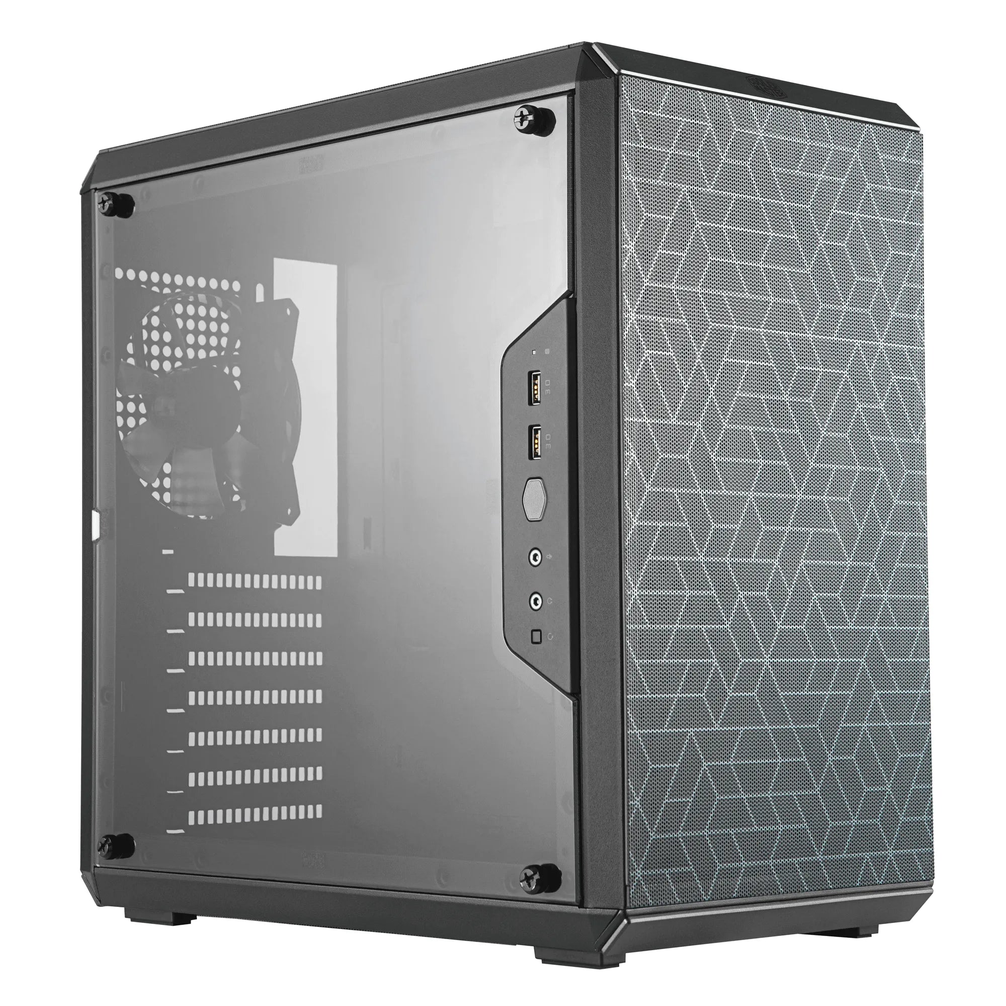 Cooler Master Masterbox Q500L Compact ATX; Orientation & A Movable I/O Panel; Windowed; Fully Perforated Chassis; Magnetic Dust - image 7