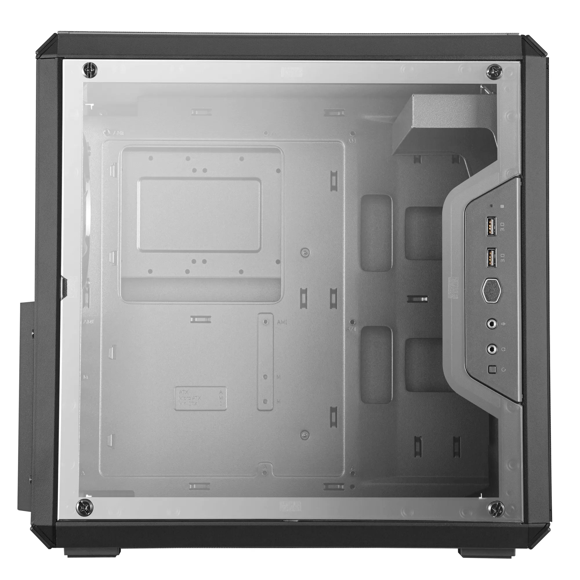 Cooler Master Masterbox Q500L Compact ATX; Orientation & A Movable I/O Panel; Windowed; Fully Perforated Chassis; Magnetic Dust - image 23