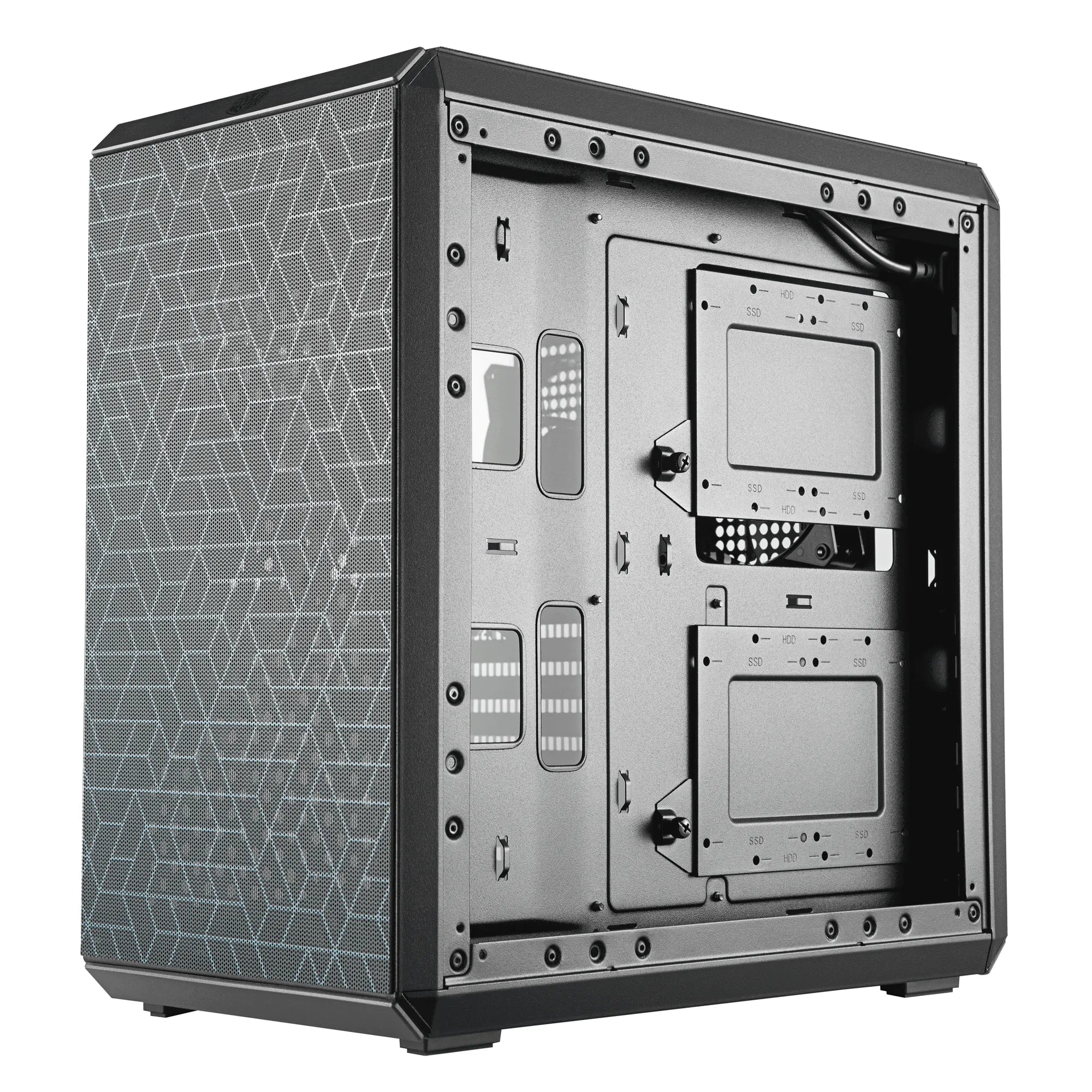 Cooler Master Masterbox Q500L Compact ATX; Orientation & A Movable I/O Panel; Windowed; Fully Perforated Chassis; Magnetic Dust - image 25