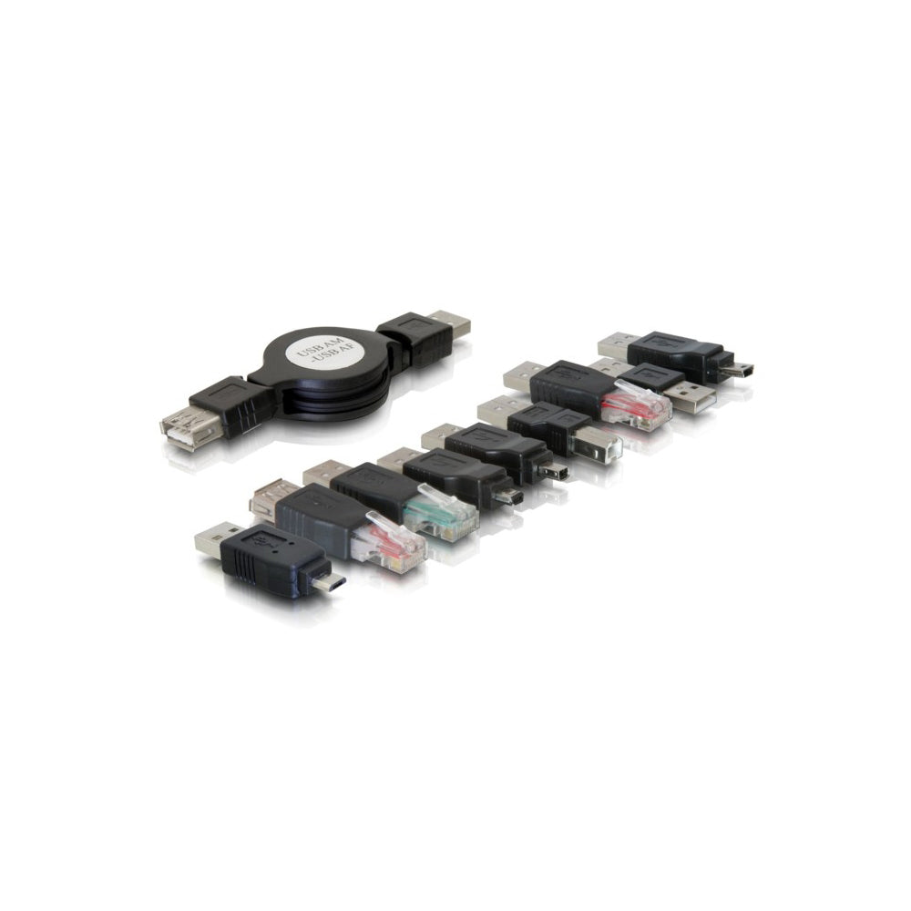 DELOCK 10-PIECE USB GENDER ADAPTER KIT (18612) - image 4