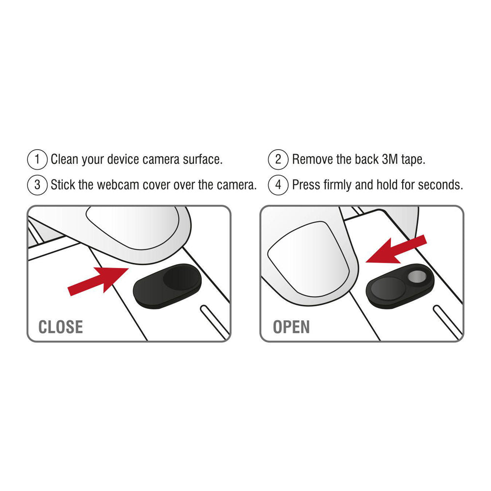 DELOCK WEBCAM COVER FOR LAPTOP, TABLET, SMARTPHONE - image 2