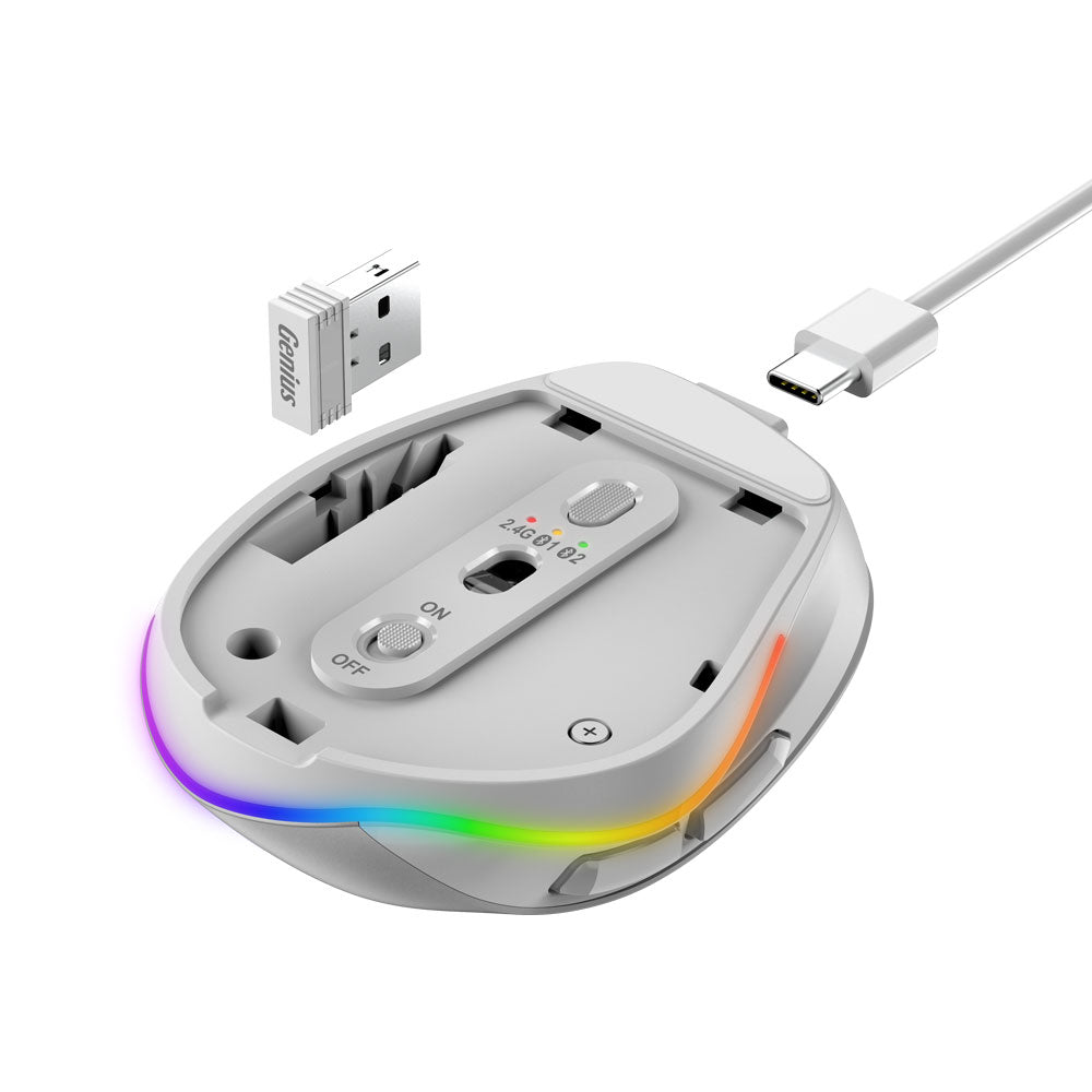 GENIUS ERGO BLUETOOTH SILENT MINI MOUSE, SILVER - image 5