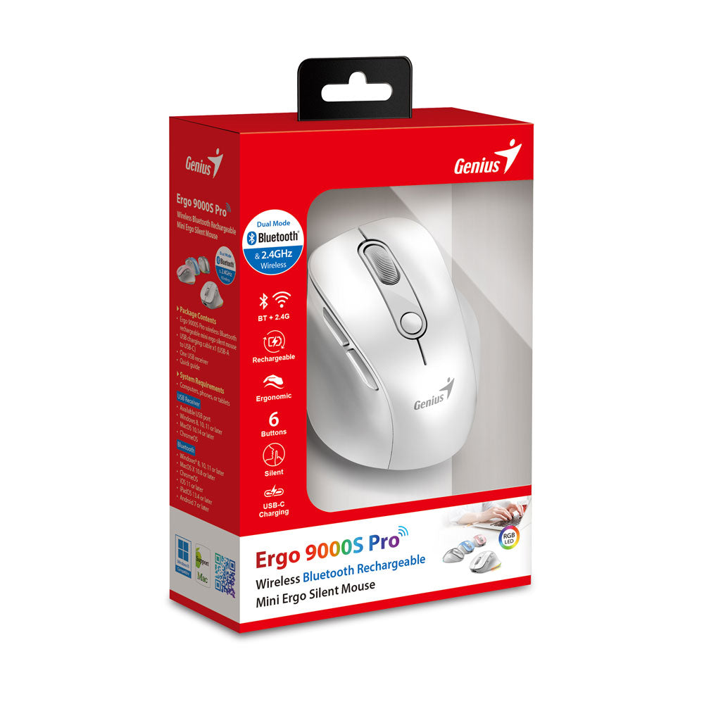 GENIUS ERGO BLUETOOTH SILENT MINI MOUSE, SILVER - image 7