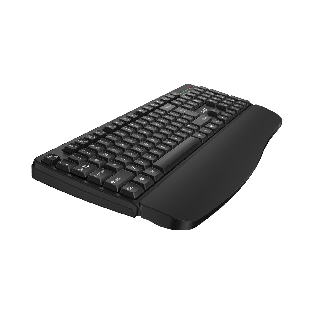 GENIUS 2.4GHZ WIRELESS PALM REST KEYBOARD - image 2