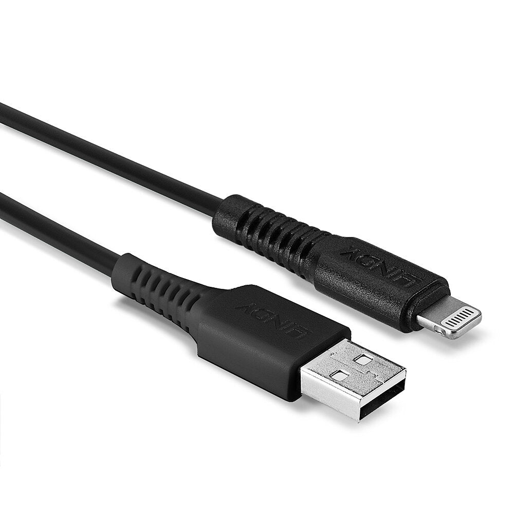 LINDY 3M USB TO LIGHT CABLE BLACK (31322) - image 4
