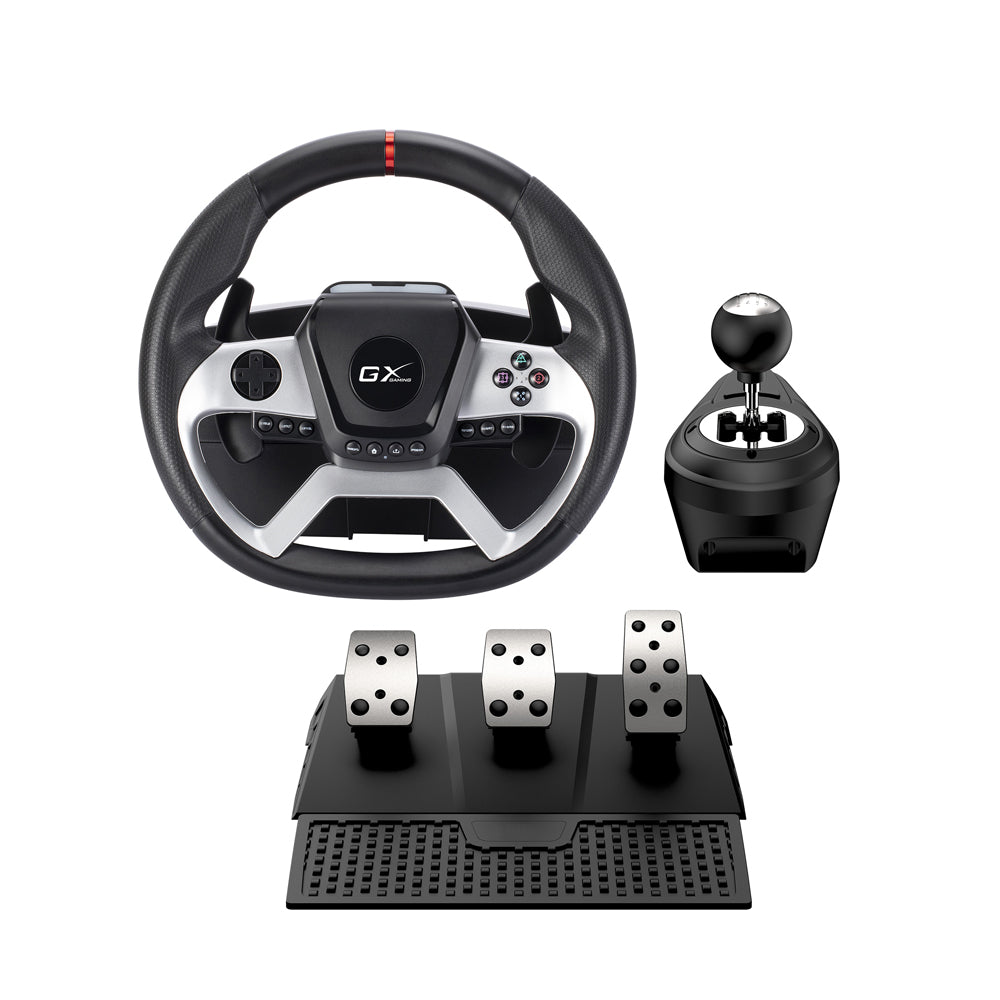GENIUS FORCE FEEDBACK RACING WHEEL6+RSHIFTER - image 2