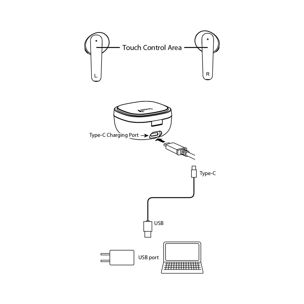 GENIUS BLUETOOTH EARBUDS WITH NOISE REDUCTION - image 4