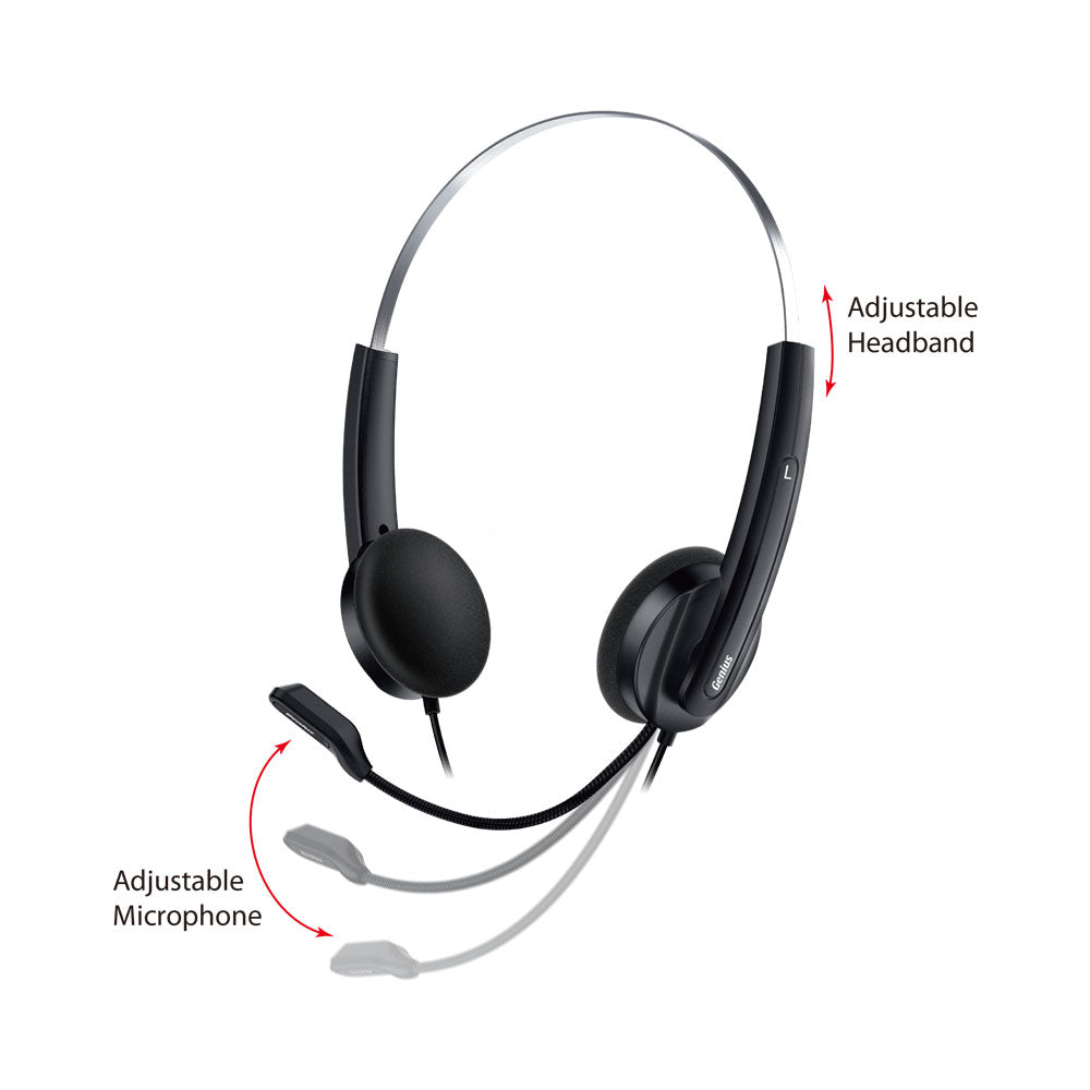 GENIUS USB HEADSET 220U AI BLK USB-C,2.4M - image 2