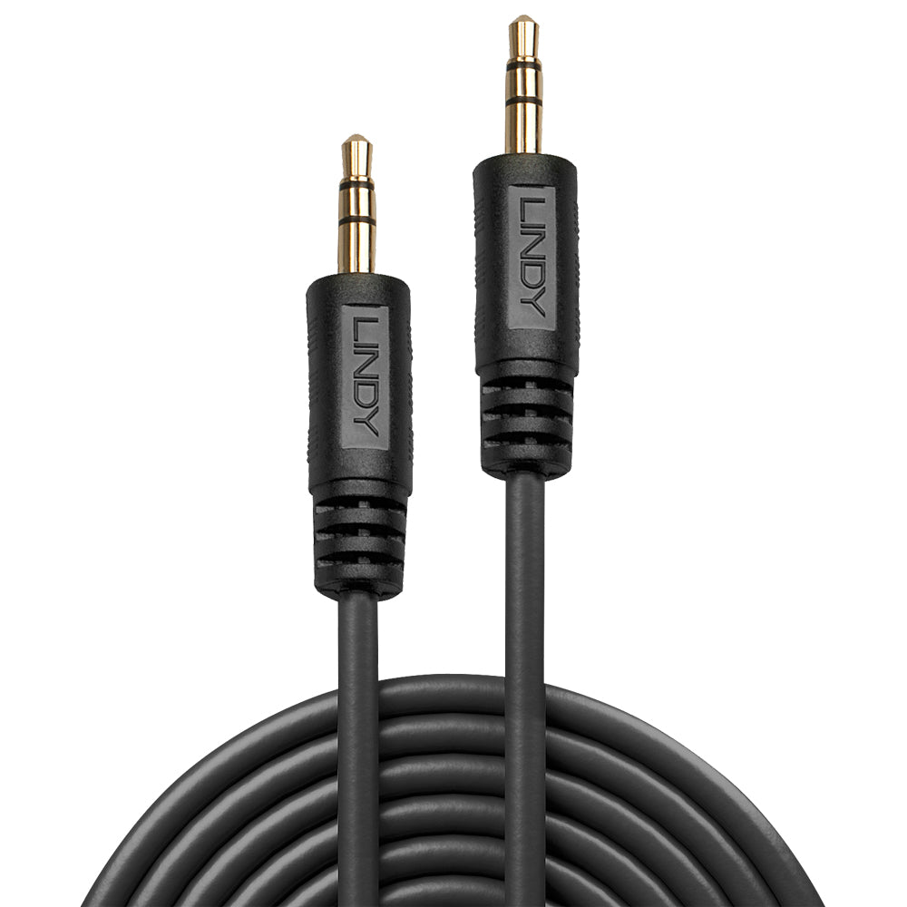 LINDY 2M 3.5MM STEREO MALE TO MALE CABLE (35642) - image 2