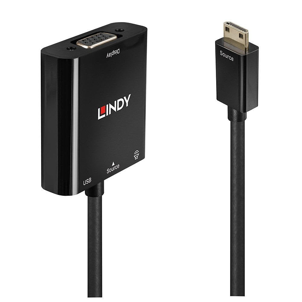 LINDY MINI HDMI TO VGA CONVERTER (38286) - image 2