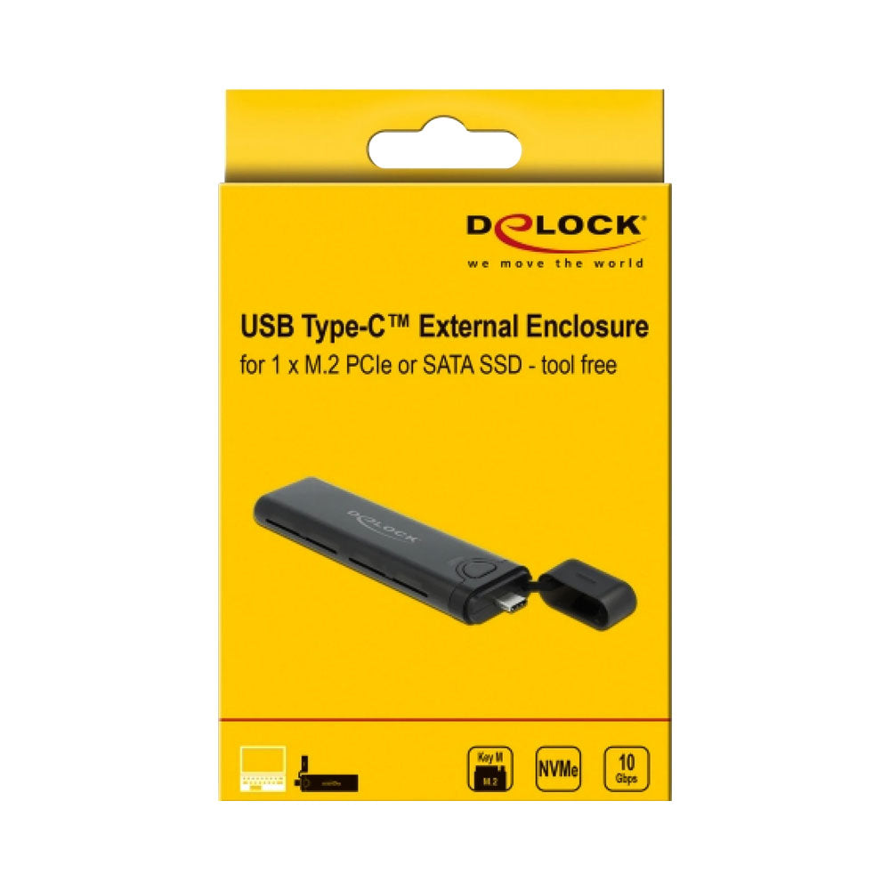 DELOCK M.2 PCIE TYPE-C EXTERNAL ENCLOSURE (42635) - image 2