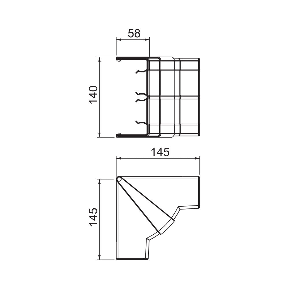 O-LINE-OBO RAPID 90 CLIP-ON INTERNAL BEND - image 2