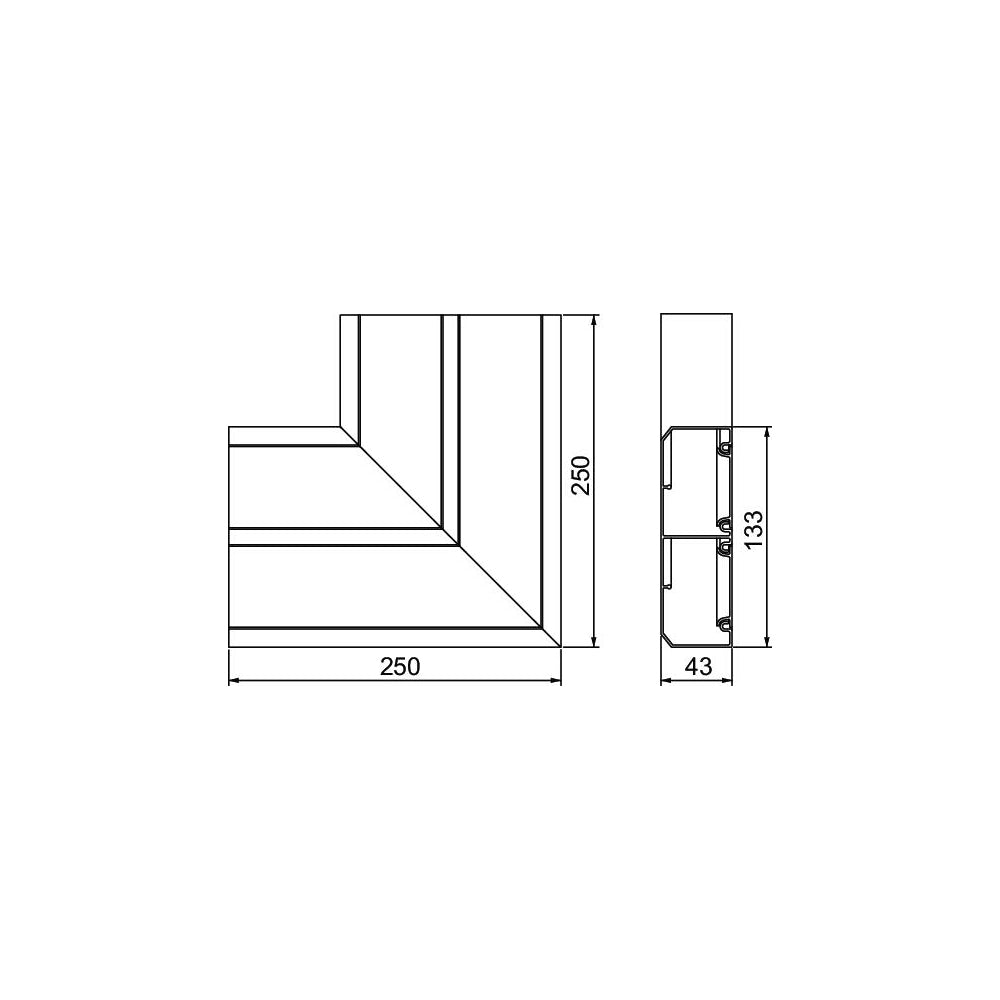 O-LINE PM2 VERTIVAL ELBOW (WHITE) - image 2