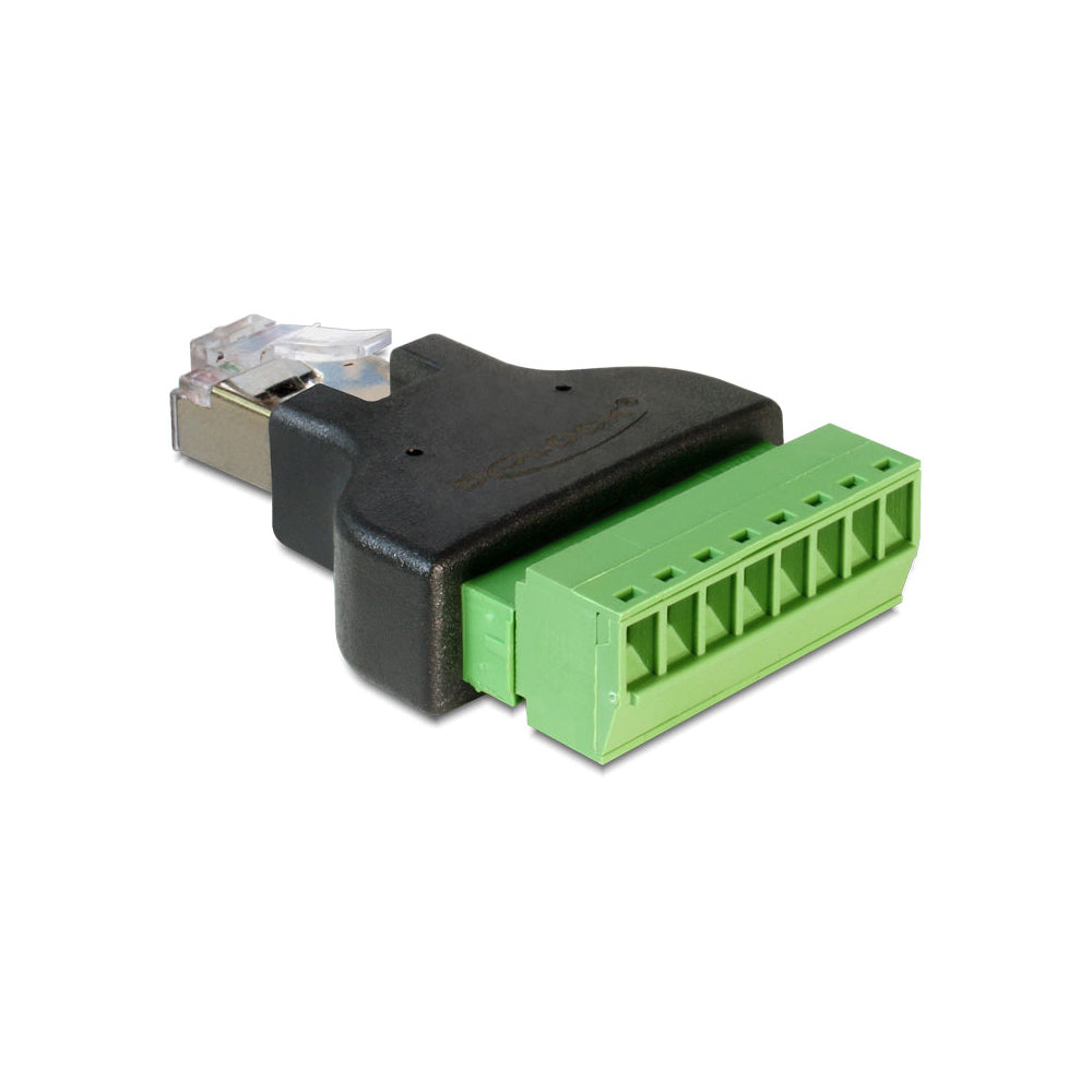 DELOCK RJ45 M TERMINAL BLOCK (65389) - image 2