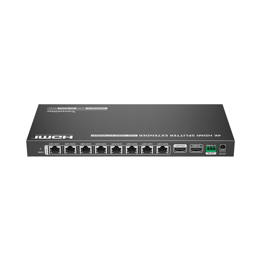 LENKENG IPCOLOUR 4K60 HDMI 1X8 SPLITTER CAT6/7 70M - image 3