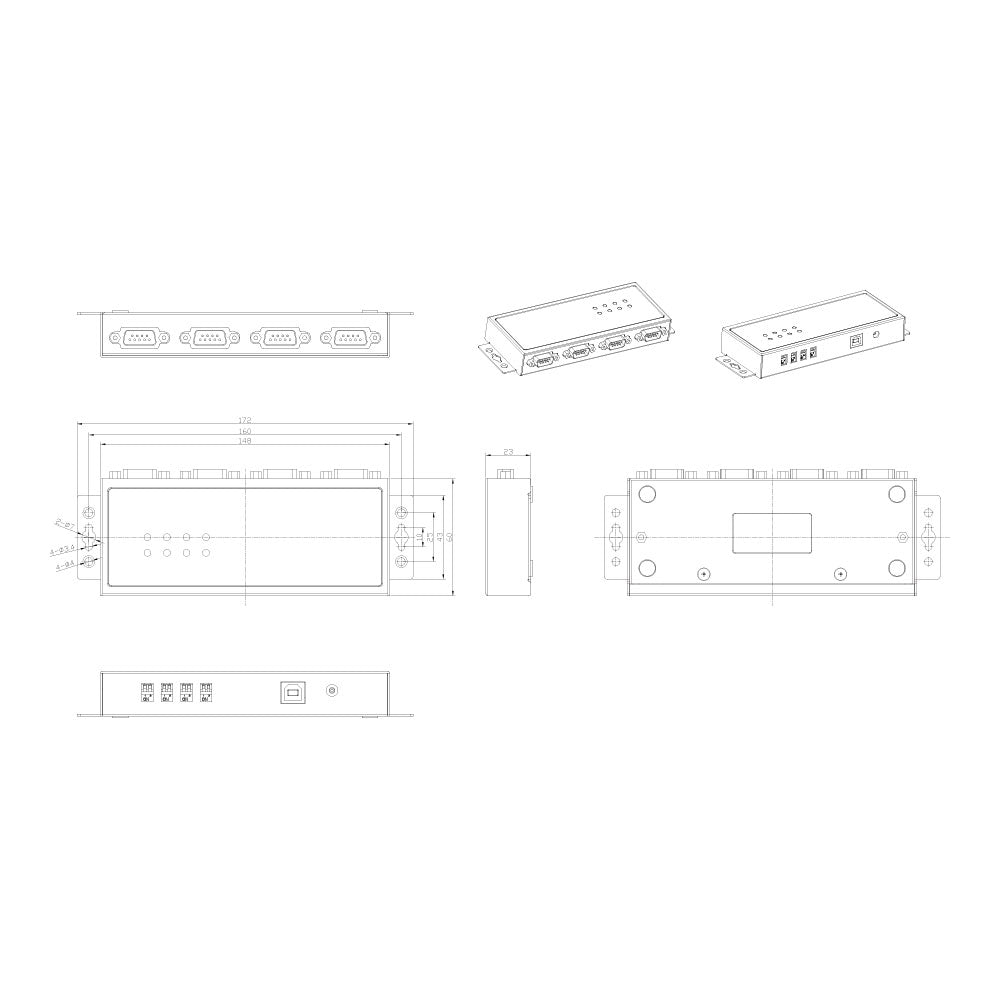 DELOCK ADAPTER USB 2.0 TO 4 X SERIAL RS-422/485 - image 4