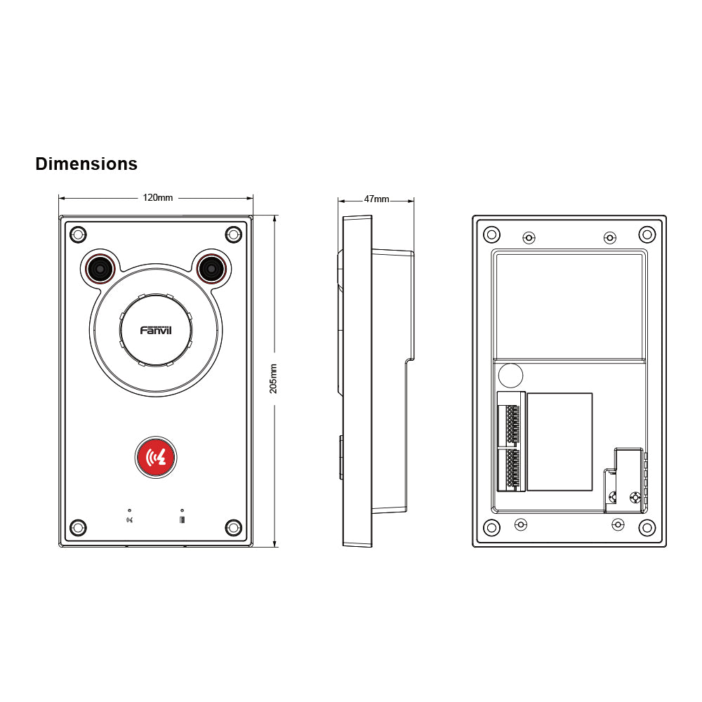 FANVIL A12 OUTDOOR AUDIO INTERCOM WITH 10W SPEAKER - image 6