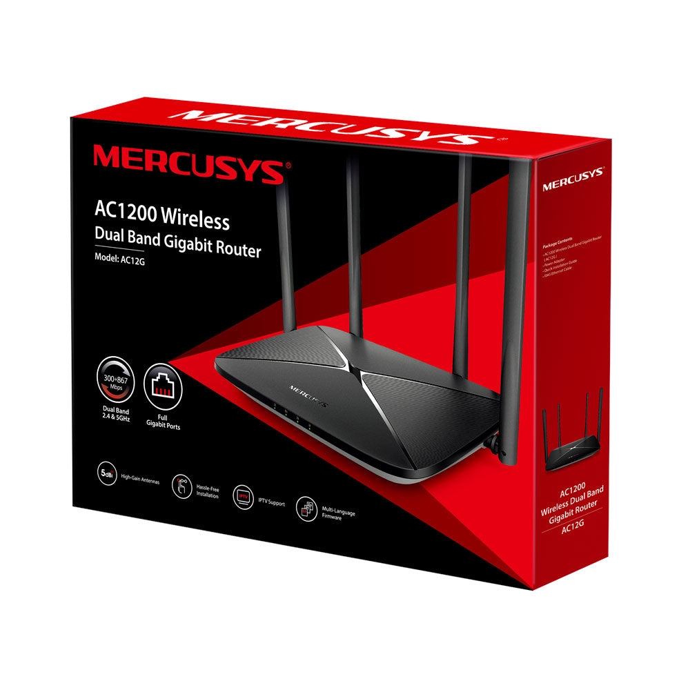 MERCUSYS AC1200 DUAL BAND 1GB WIRELESS ROUTER - image 3
