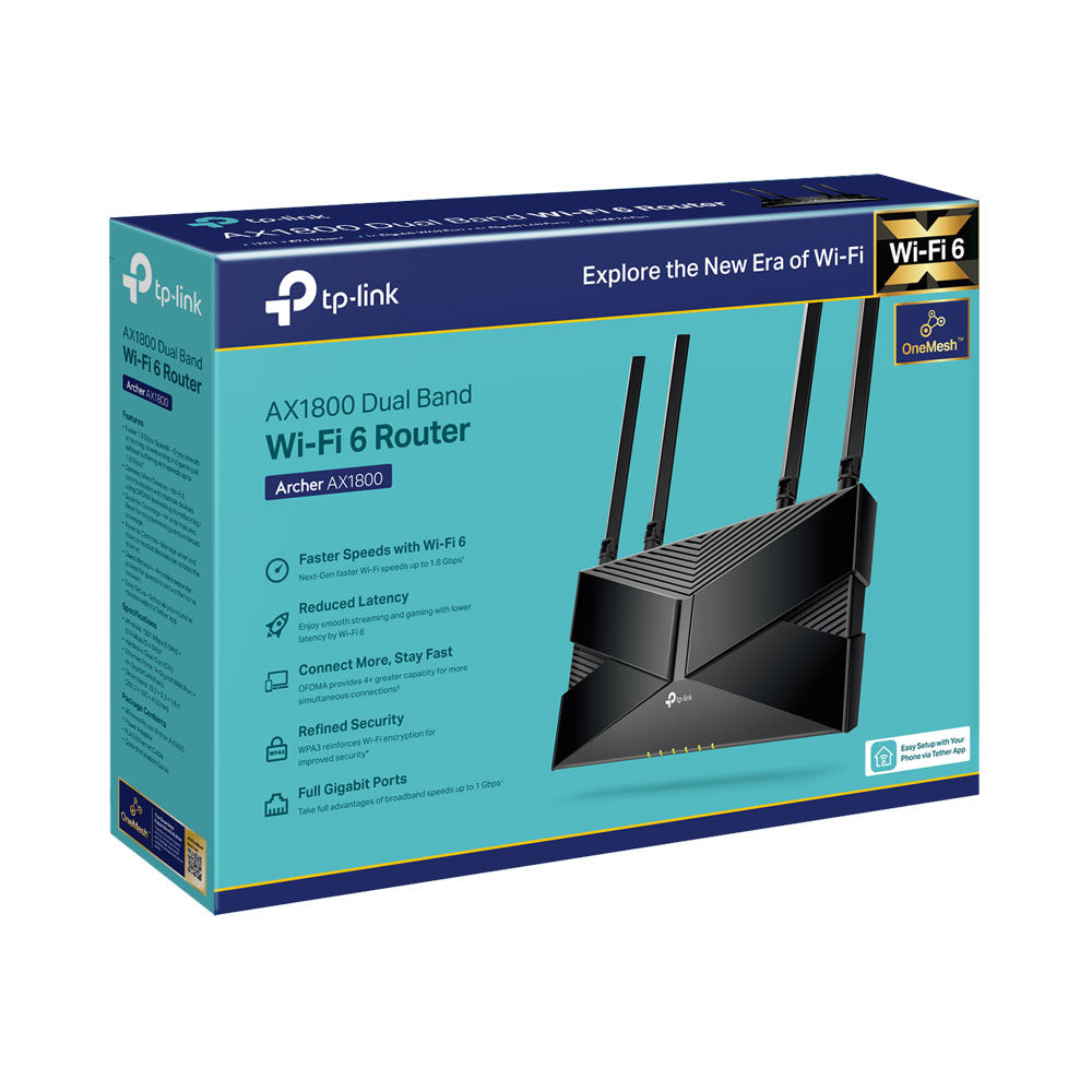TP-LINK AX1800 WI-FI 6 ROUTER, DUAL BAND - image 4