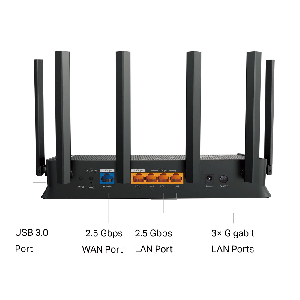 TP-LINK BE6500 WIFI7 DUAL BAND 2.5GB - image 4
