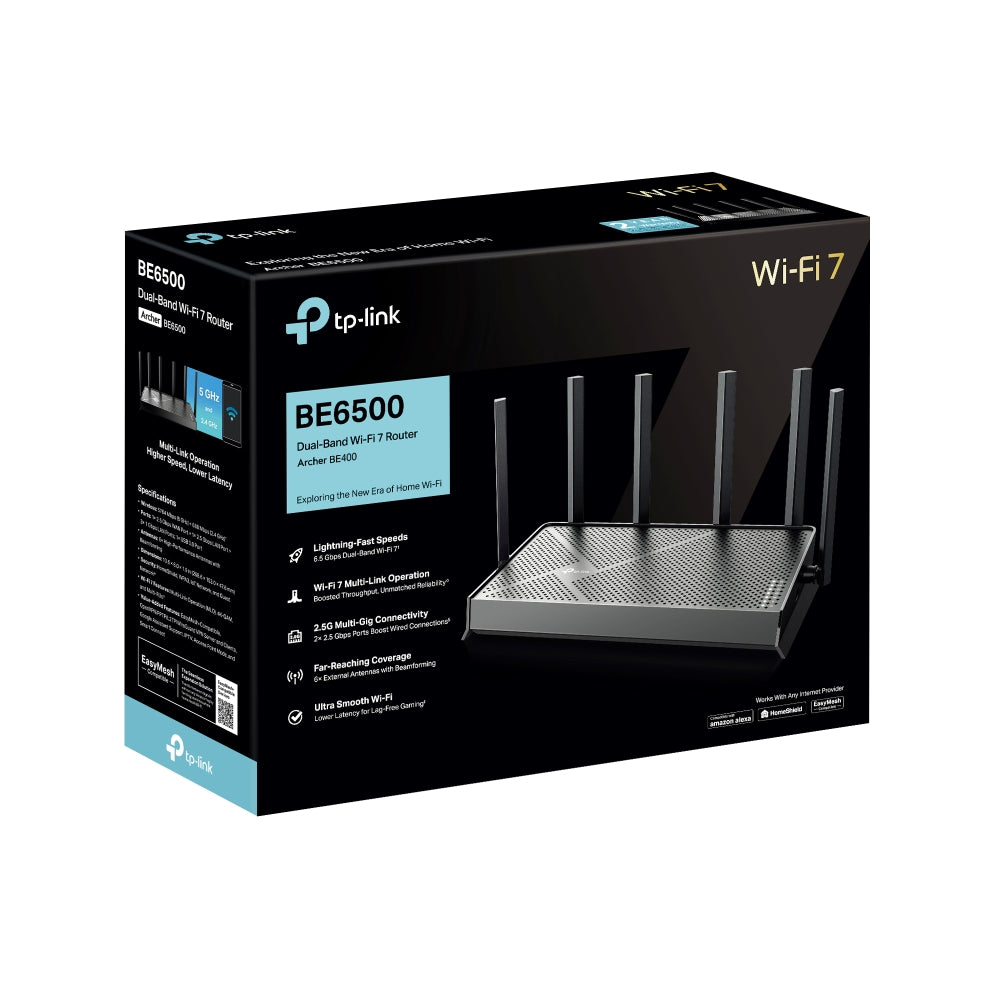 TP-LINK BE6500 WIFI7 DUAL BAND 2.5GB - image 3